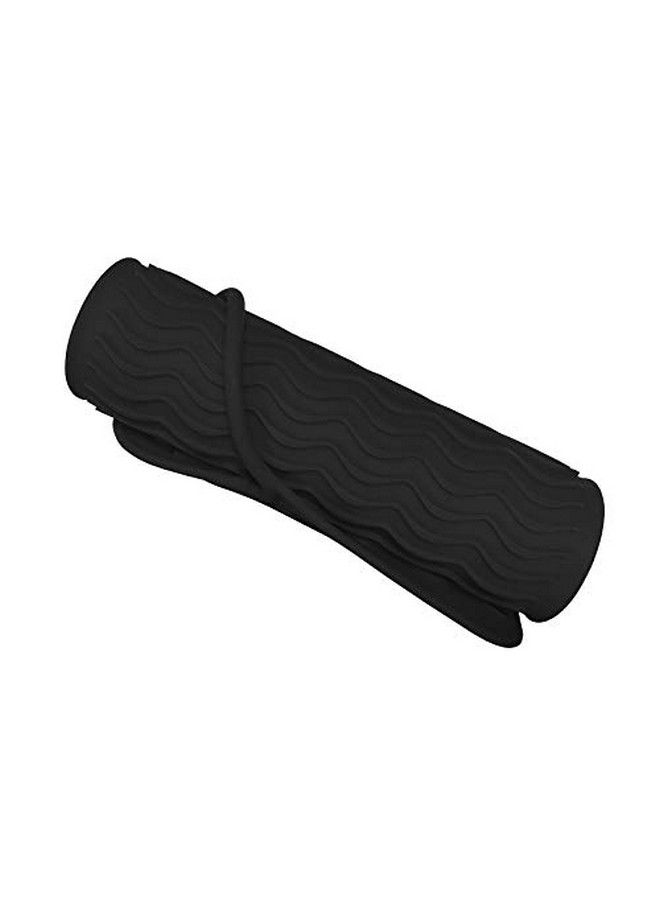 Sygile حصيرة سفر سيليكون مقاومة للحرارة بحجم أكبر 11" × 7.5" وسادة مضادة للحرارة لمكواة الشعر ومكواة التجعيد والمكواة المسطحة وأدوات تصفيف الشعر الساخنة الأخرى باللون الأسود - Image 4