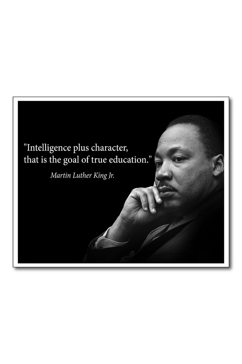 Young N Refined Martin Luther King Jr. Poster Famous Inspirational Quote Banner - Image 1