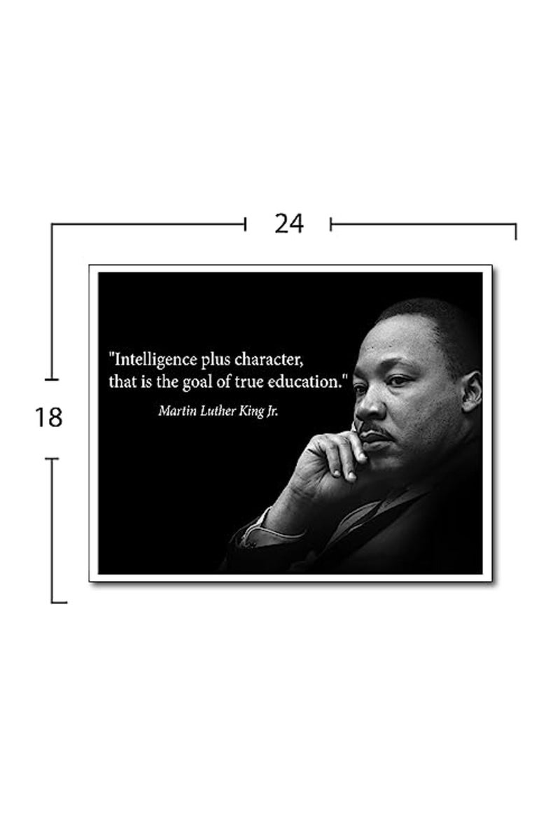 Young N Refined Martin Luther King Jr. Poster Famous Inspirational Quote Banner - Image 2