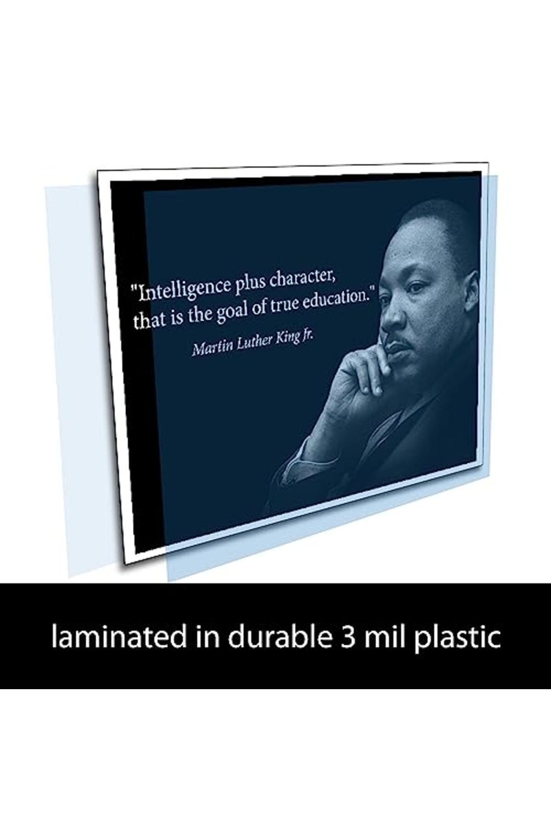 Young N Refined Martin Luther King Jr. Poster Famous Inspirational Quote Banner - Image 3