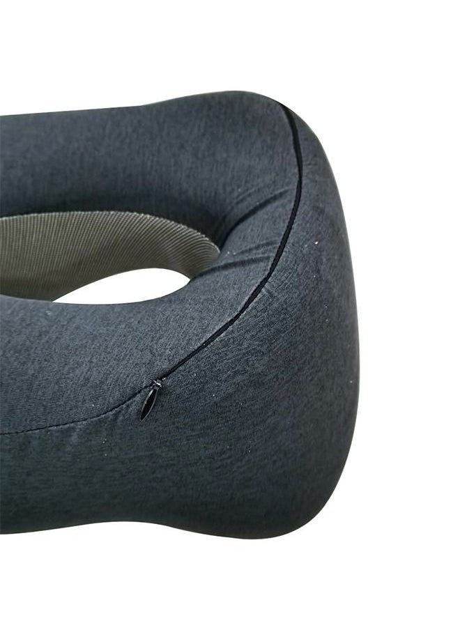 Agc - Luxury Memory Foam Neck & Head Support Pillow Soft Sleeping Rest Cushion Travel Neck Pillow for Airplane/Car/Home - Image 1