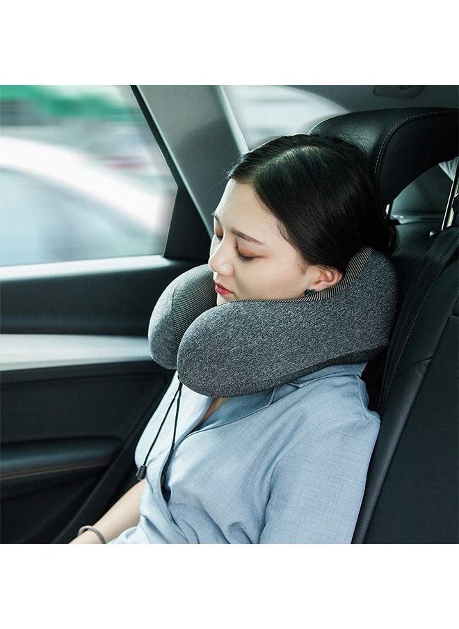 Agc - Luxury Memory Foam Neck & Head Support Pillow Soft Sleeping Rest Cushion Travel Neck Pillow for Airplane/Car/Home - Image 1