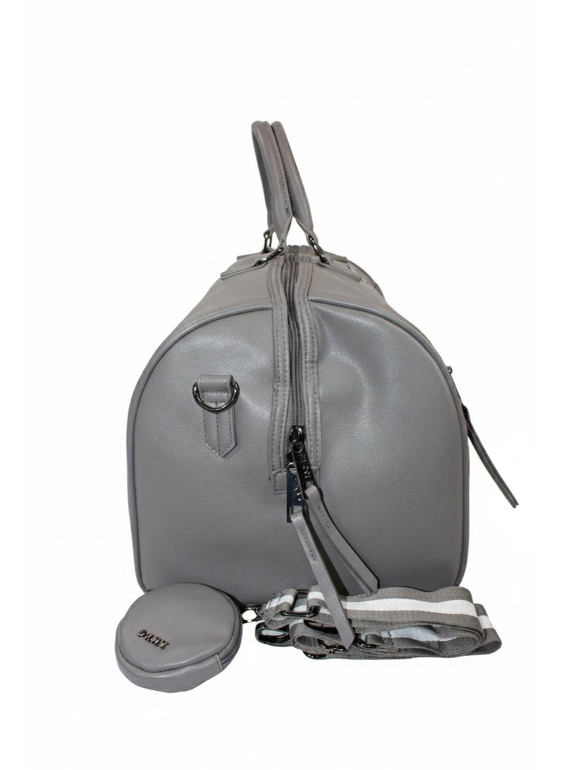 DKNY Avenue Softside Duffle Bag | Color Grey - Image 3