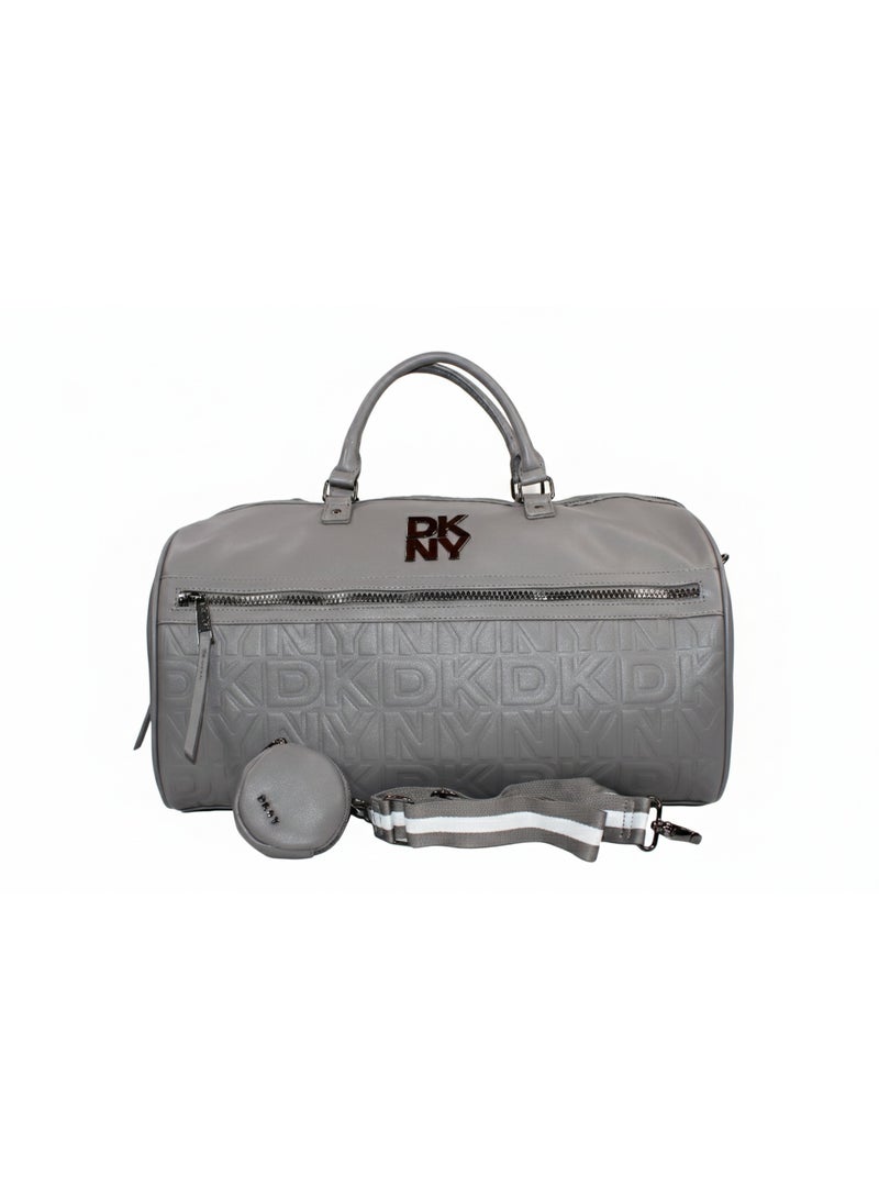 DKNY Avenue Softside Duffle Bag | Color Grey - Image 1