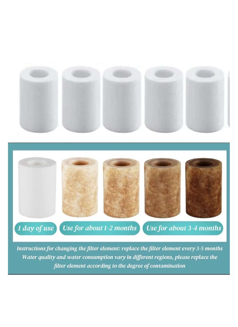 Generic - Shower Filtration System for Hard Water, Water Softener Shower Head Filter with PP cotton Filter Cartridge(Free 1 Replacement Filter) - Image 1
