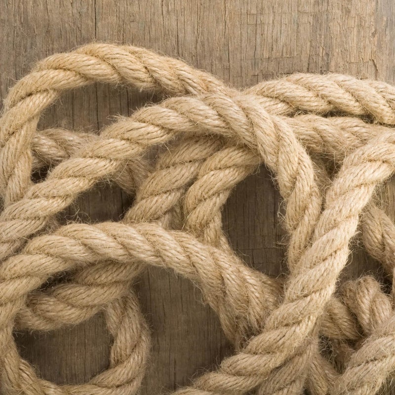 IlikeEC Jute Rope 12mm, 164 Feet 7lb Thick Garden Jute Twine String for DIY Cat Scratcher, Gardening, Bundling and Wall Hanging Craft Decorative (Brown) - Image 3