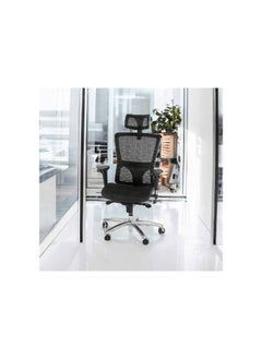 watheer Black swivel chair  - Image 2