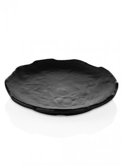 KULSAN Dinner plate melamine matte black size 28 cm 
