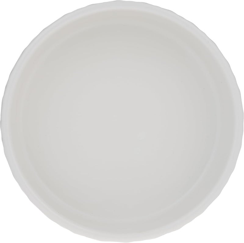 Trixie Wavy Pattern Ceramic Dog Bowl - White 16cm - Image 3