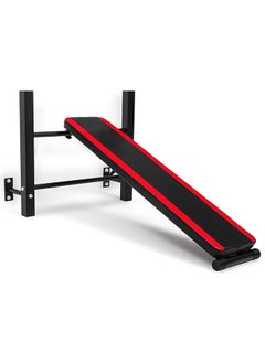 Max Strength Multifunctional Wall Bars with Pull-Up Bar, Dip Station & Bench - Home Gym Strength Training Station  - Image 5