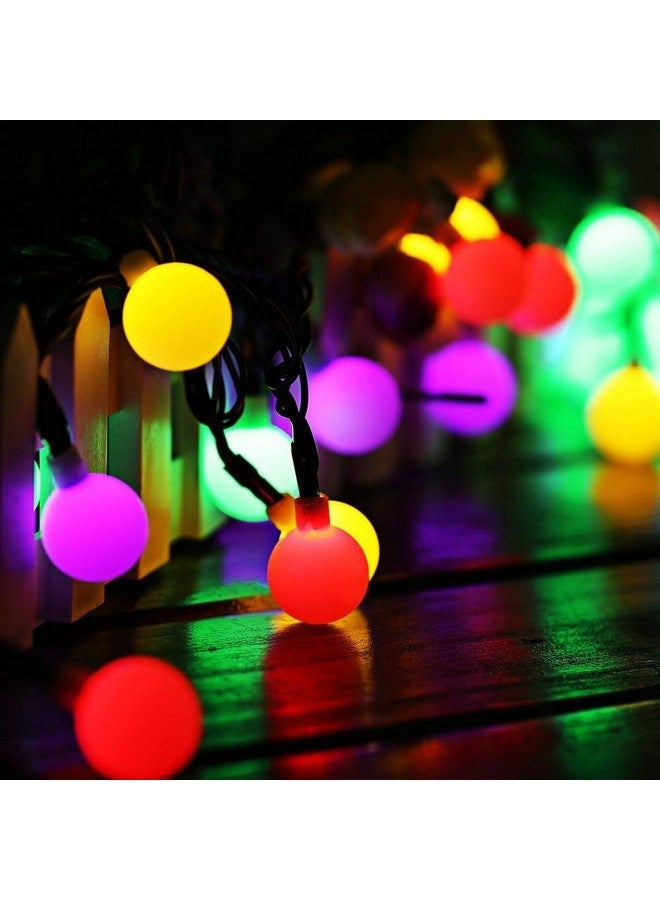 One94Store إضاءة خيط كرات حليب بلاستيكية LED من One94Store 14 LED، بطول 3 متر، زينة خيالية، إضاءة كرات صغيرة لتزيين غرفة النوم، إضاءة سلسلة LED للزينة الداخلية والخارجية في المهرجانات (متعددة الألوان، قابلة للتوصيل) - Image 4