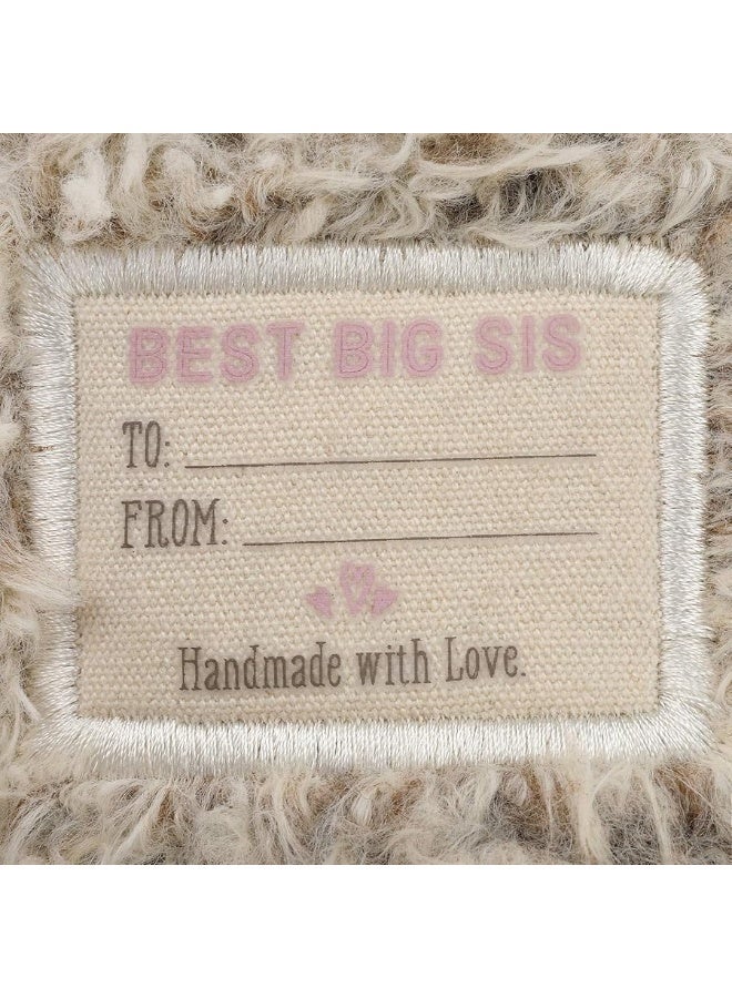 DEMDACO Big Sister Puppy Soft Brown 13 inch Plush Material Stuffed Animal Figure Toy - Image 3