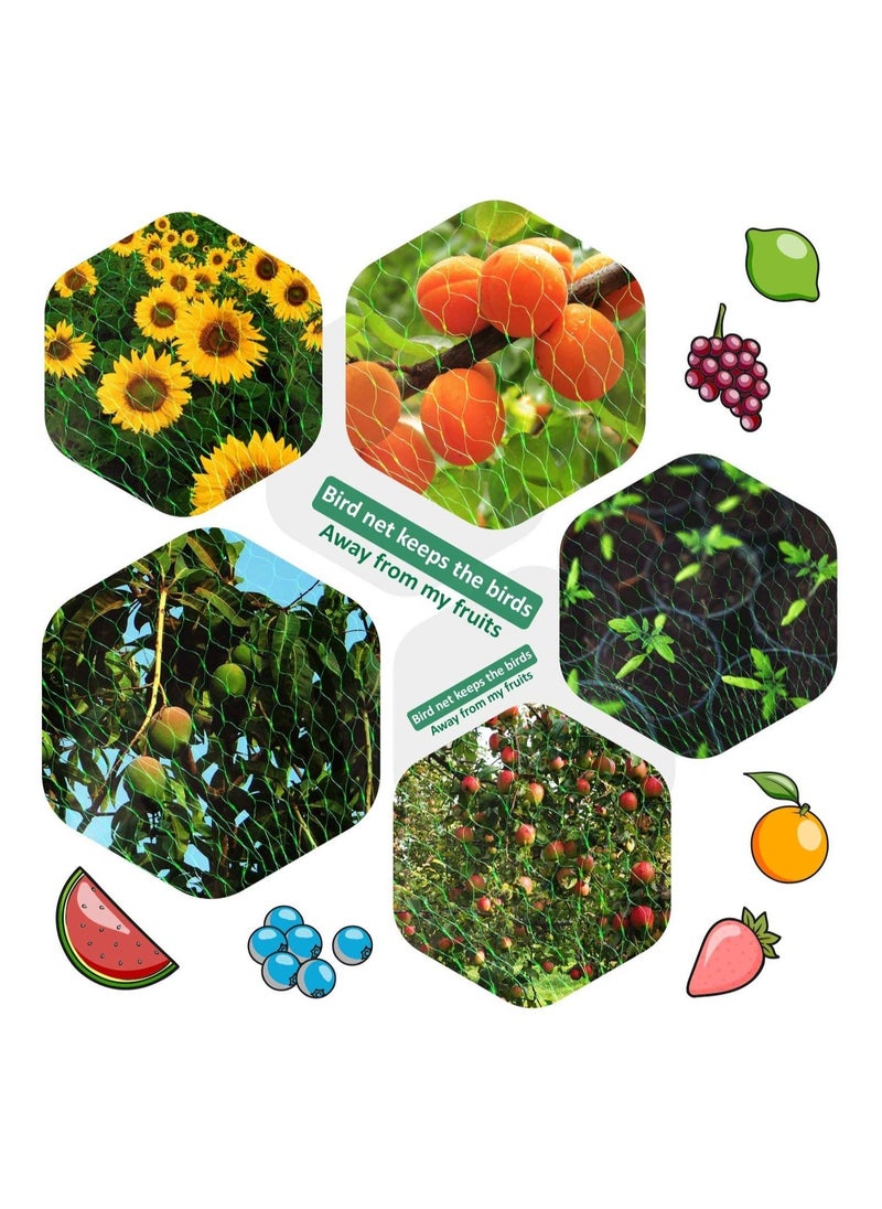 Generic Bird Netting for Garden, 4x10M Garden Netting,Fruit Tree Netting Doesn't Tangle and Reusable Bird Mesh Protect Fruit Vegetables Plants from Birds Deer  - Image 4