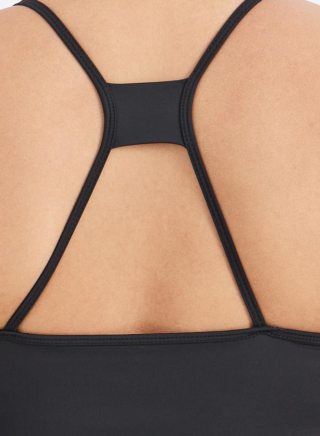 Styli Stitch Detail Racerback Effect Sports Bra and Leggings Set - Image 3