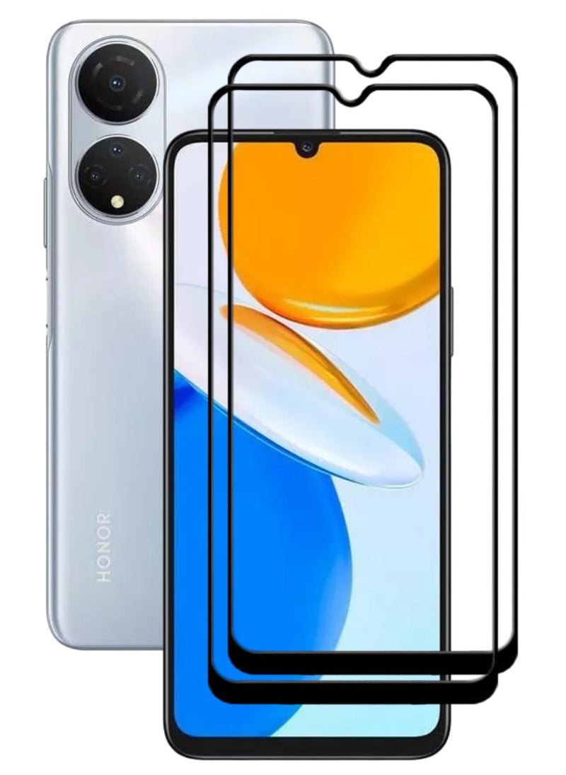 ACLIX 2 Pieces Antistatic ESD Dustproof Premium Quality High Definition Tempered Glass Screen Protector Designed For Honor X7 - Image 1