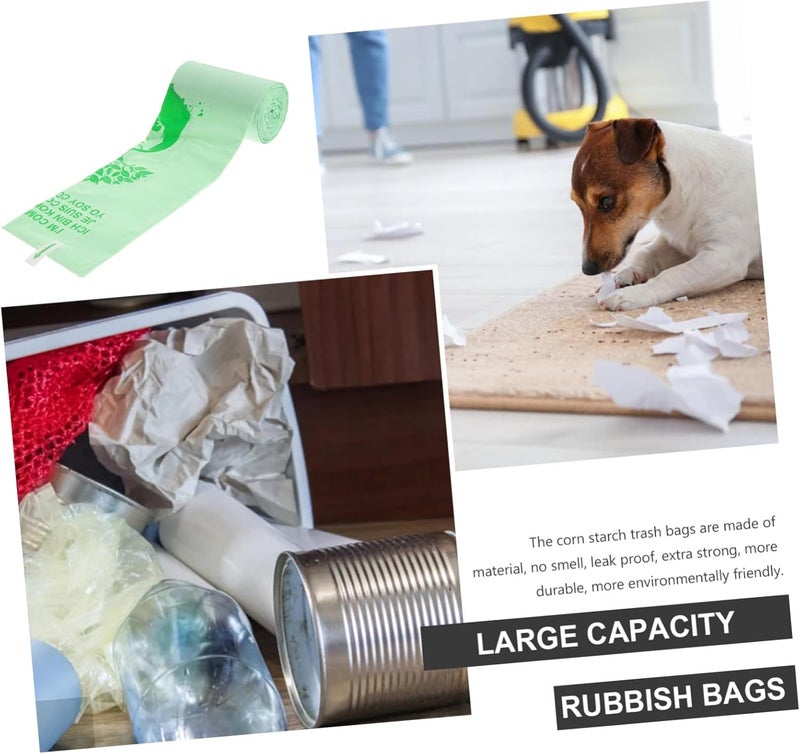 6l 50pcs Biodegradable Corn Starch Garbage Bags Eco-friendly Household Rubbish Storage Bags for Kitchen and Home Use - Image 4
