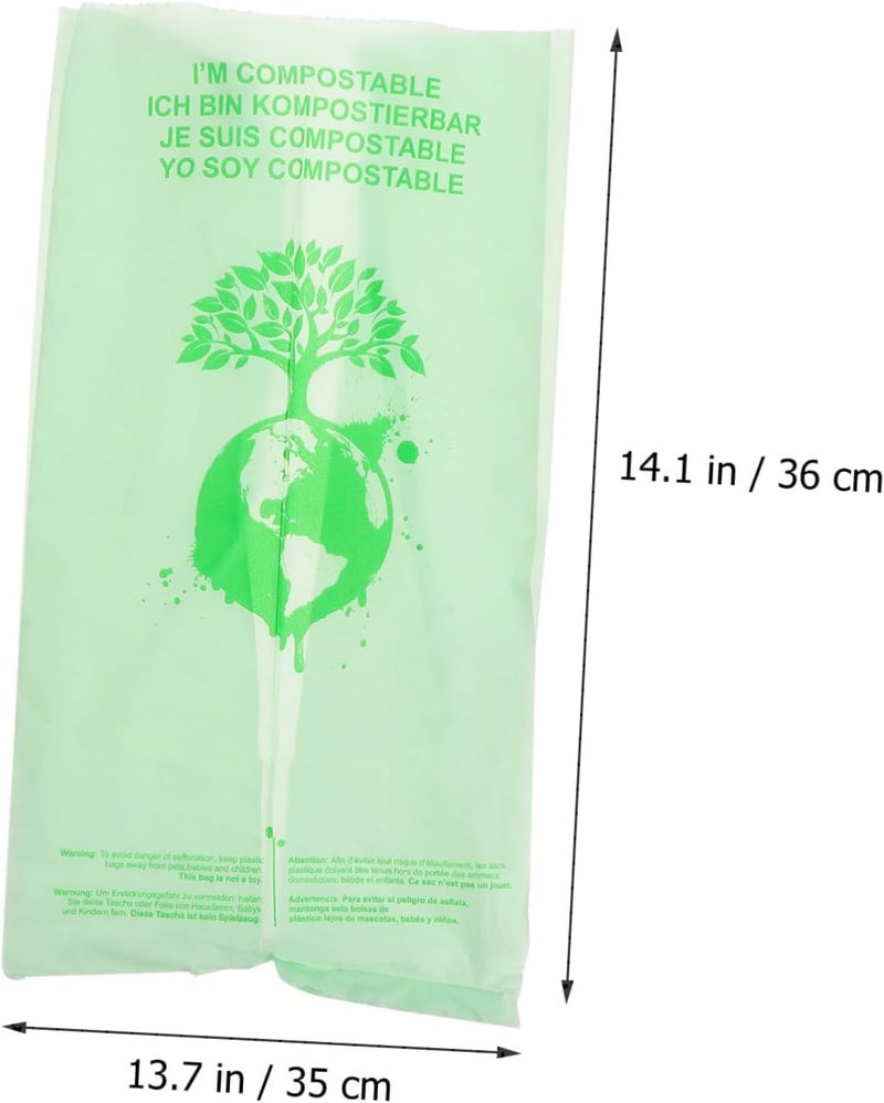 6l 50pcs Biodegradable Corn Starch Garbage Bags Eco-friendly Household Rubbish Storage Bags for Kitchen and Home Use - Image 2