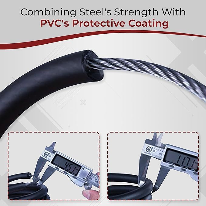 RIVAL Keyless Numeric Bike Cable Lock - Pack of 1 | Preset Combination | Heavy Duty Anti-Theft Protection | Multi-Purpose Lock for Bike, Bicycle, Helmet, Luggage (Large Size 48 Inch) - Image 1