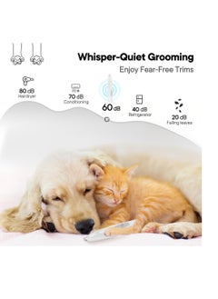 Excefore Dog Paw Trimmer for Grooming, Rechargeable Cordless Low Noise Cat Hair Trimmer, Small Pet Hair Shaver with LED Light, for Dogs Cats Trimming Around Paws, Eyes, Ears, Face, Rump  - Image 5