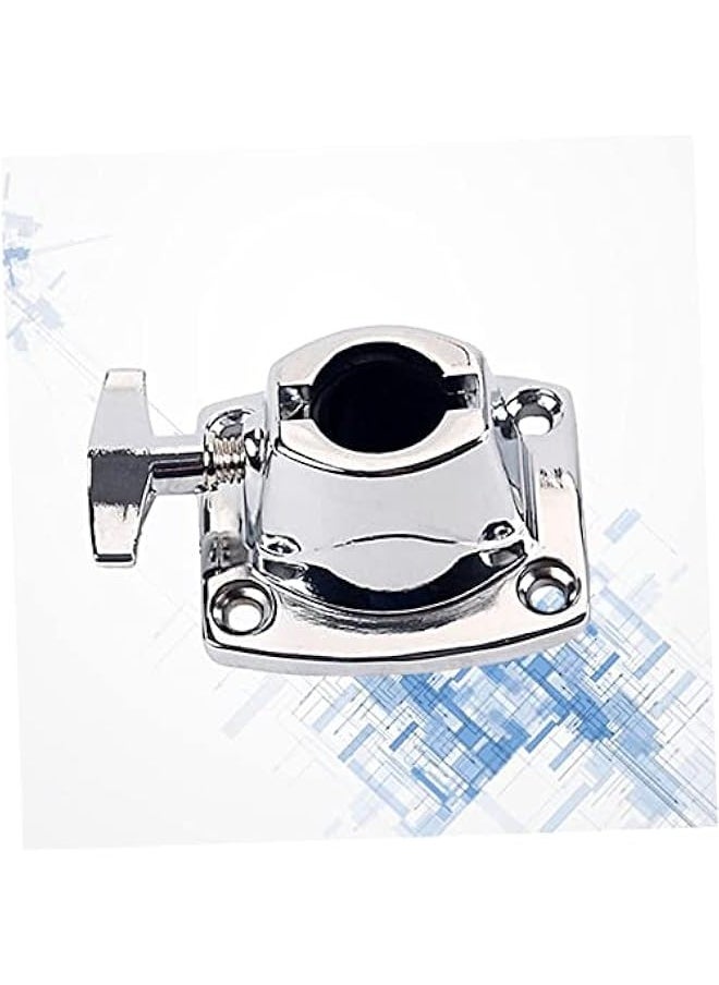 ماركة غير محددة Toyvian 2pcs Drums Holder Base Plate Drum Tom Mount Base Clamp Drum Cymbal Base Clamp Drum Tom Mount Bracket Tom Cymbal Base Clamp Tom Cymbal Holder Clamp Seat Clamp Drum Kit  - Image 2