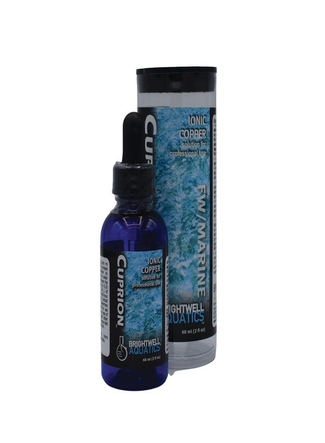 Brightwell Aquatics Cuprion - Ionic Copper Solution for Professional Use in Fish-Only Aquarium Tanks, 60-ml - Image 1