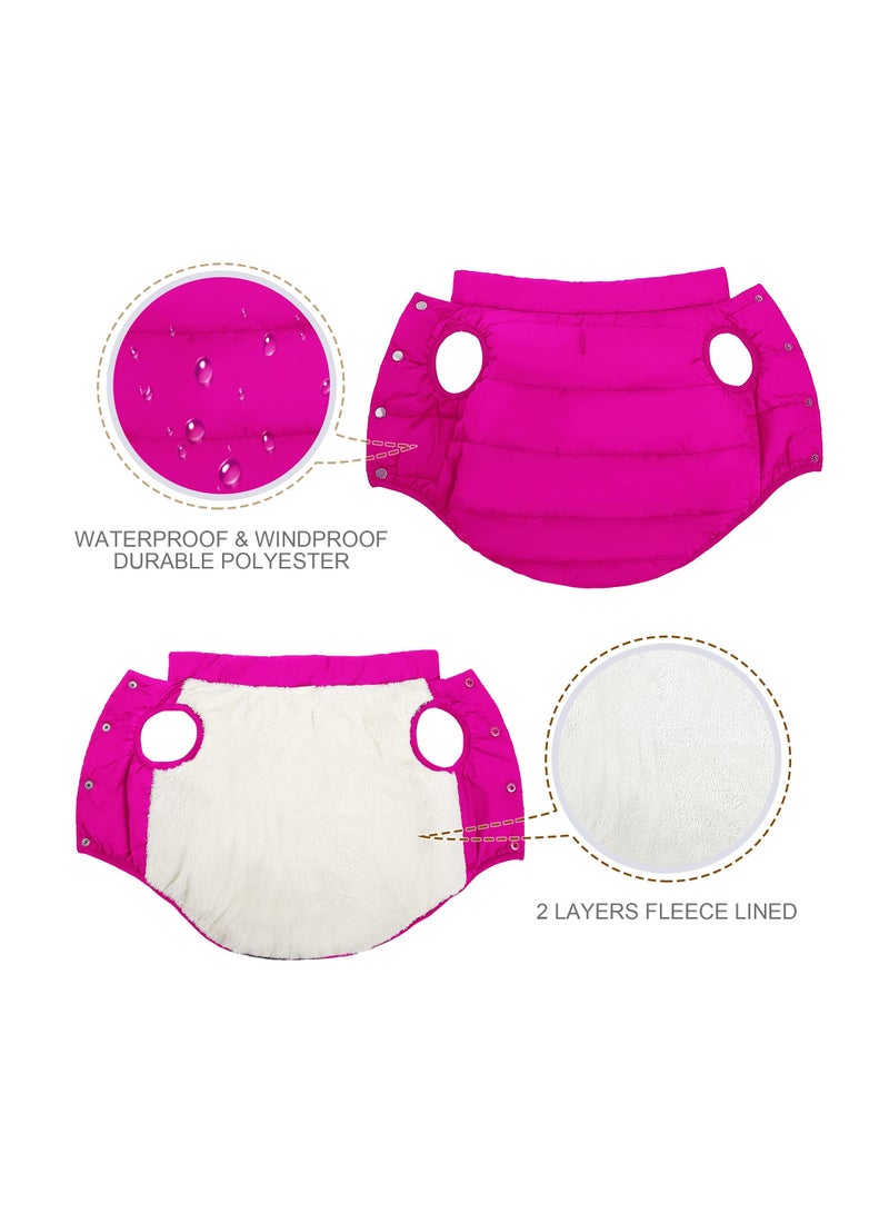 Generic Warm Waterproof Dog Winter Coat Fleece Lined Windproof Jacket for Small Medium Large Dogs Perfect Cold Weather Apparel  - Image 3