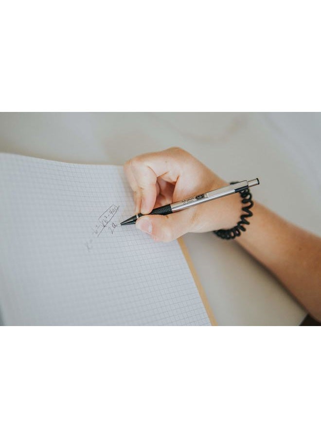 Zebra Pen قلم رصاص ميكانيكي ستيل M مع إعادة تعبئة ممحاة 7 قطع - Image 2