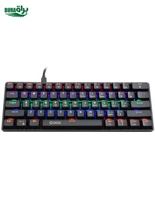 HXSJ V900 61 Keys Cool Lighting Effect Mechanical Wired Keyboard(Black) - pzsku/Z3DB4AF45E22E969A34FBZ/45/_/1738711981/8cba2474-a5b7-411b-a739-d37f9483f710