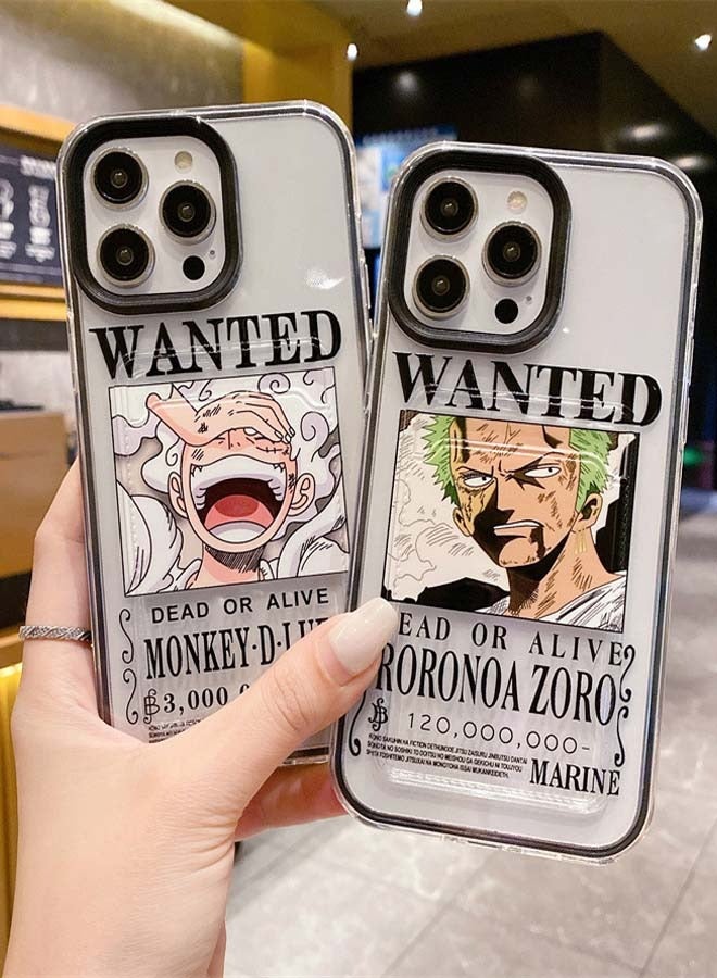 iPhone 15 PLUS mobile phone case, full of One Piece Roronoa Zoro pattern  - Image 3