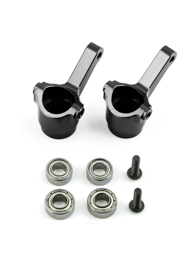 Generic - LC Racing PTG-2 Tensile Metal Upgrade Kit Front And Rear Swing Arm Steering Rear Axle C Seat Bolt Bearing-Color:Black Steering Cup - Image 1