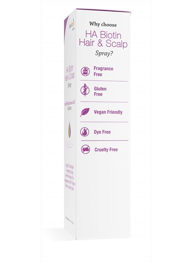Hyalogic Biotin Hair Thickening Spray w/Hyaluronic Acid for Thinning Hair Treatment | Promotes Thicker Healthy Hair & Healthy Scalp | Volumizing Hair Products | Scalp Spray | 4 fl oz (118ml) - Image 4