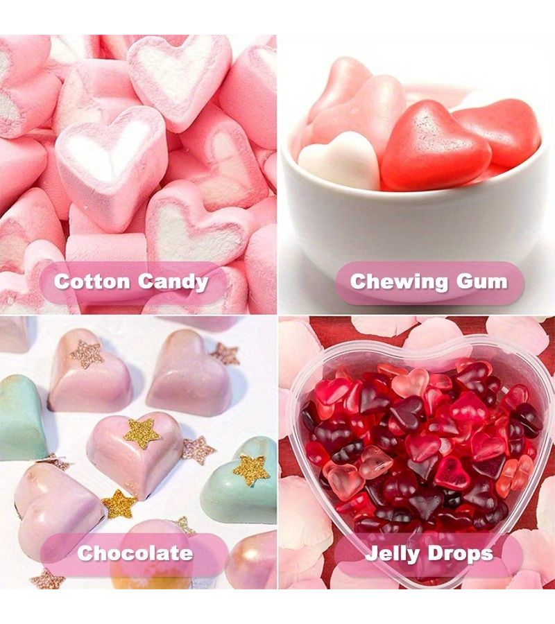 Pink Heart Shaped Silicone Mold for Mini Chocolate Drips Candy Dog Treats Jelly - Image 5