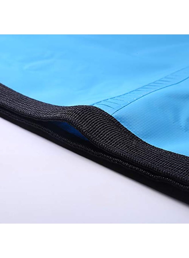 أوشن باك حقيبة جافة waterproof سعة 5 لترات من قماش التارباولين الأسود 500D مقاومة للماء للاستخدام الثقيل، مثالية للتجديف، والتجديف بالقوارب، وصيد الأسماك، والرافتينغ، والسباحة، والتخييم، والتزلج على الثلج. - Image 5