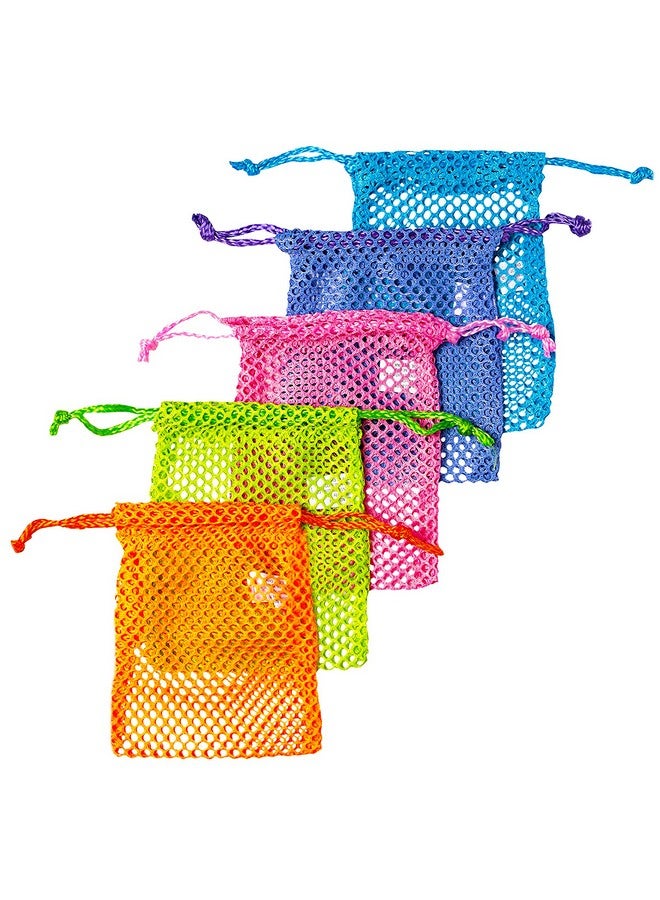 Big Mo's Toys Splash Balls - Neon Drawstring Mesh Bag And Cool Water Balls For Pool - 12 Pack Set - Image 3