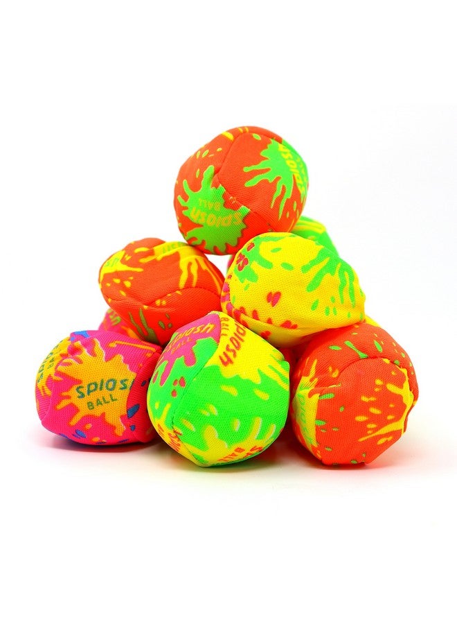 Big Mo's Toys Splash Balls - Neon Drawstring Mesh Bag And Cool Water Balls For Pool - 12 Pack Set - Image 5