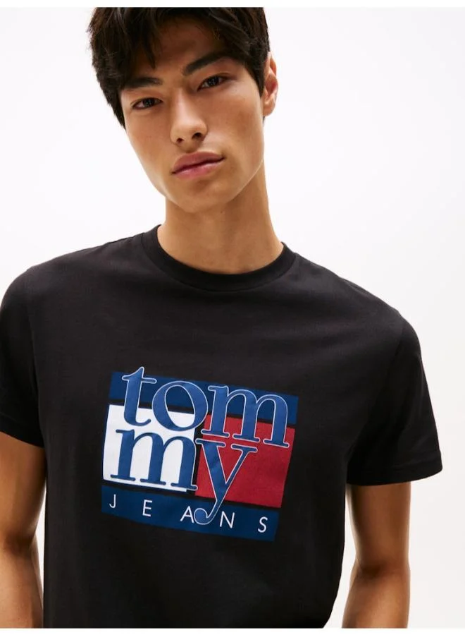 TOMMY JEANS Flag Graphic Slim T-Shirt