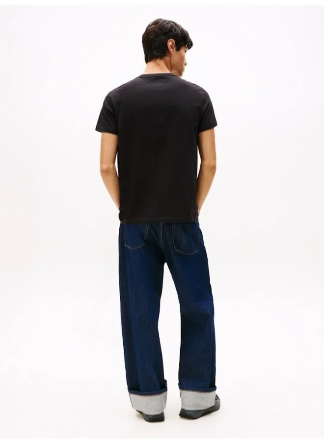 TOMMY JEANS  Flag Graphic Slim T-Shirt for Men | Best Price UAE