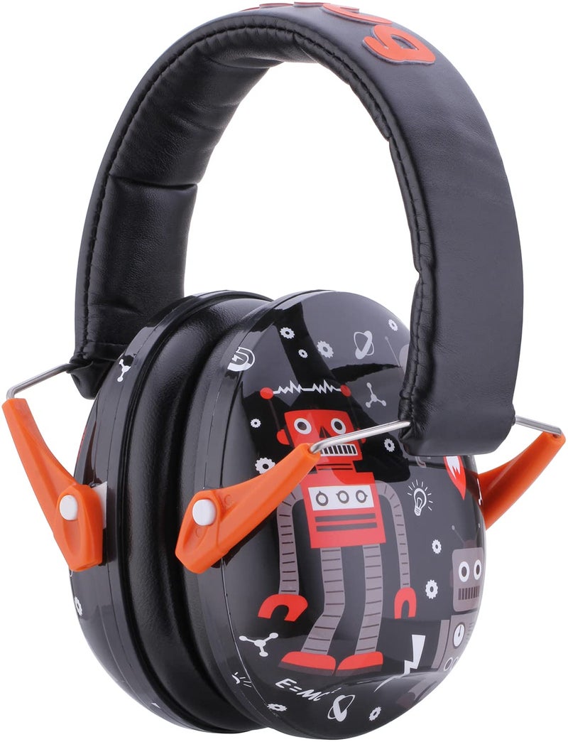 Snug Kids Ear Protection - Noise Cancelling Sound Proof Earmuffs/Headphones for Toddlers, Children & Adults (Robot) - Image 1