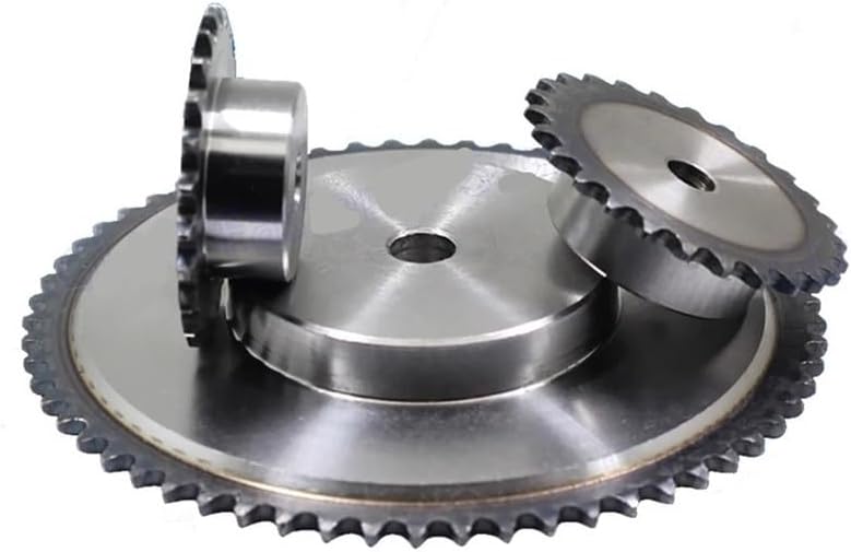 Pinion Gear Set,Motor Gear Teeth, 1Pcs 40-80Teeth 04C/25H Chain Gear 45# Steel Industrial Sprocket Wheel Craft Hole 10 12 14mm(55 Teeth,Approx 14mm) - Image 2