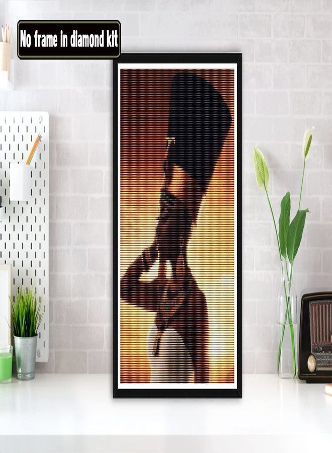 Bimkole 5D Diamond Painting Kits African American Women, Full Drill Exotic Beauty Paint with Diamonds Art DIY Rhinestone Embroidery by Number Kits Cross Stitch Home Wall Craft Decoration(12x16inch） - Image 2