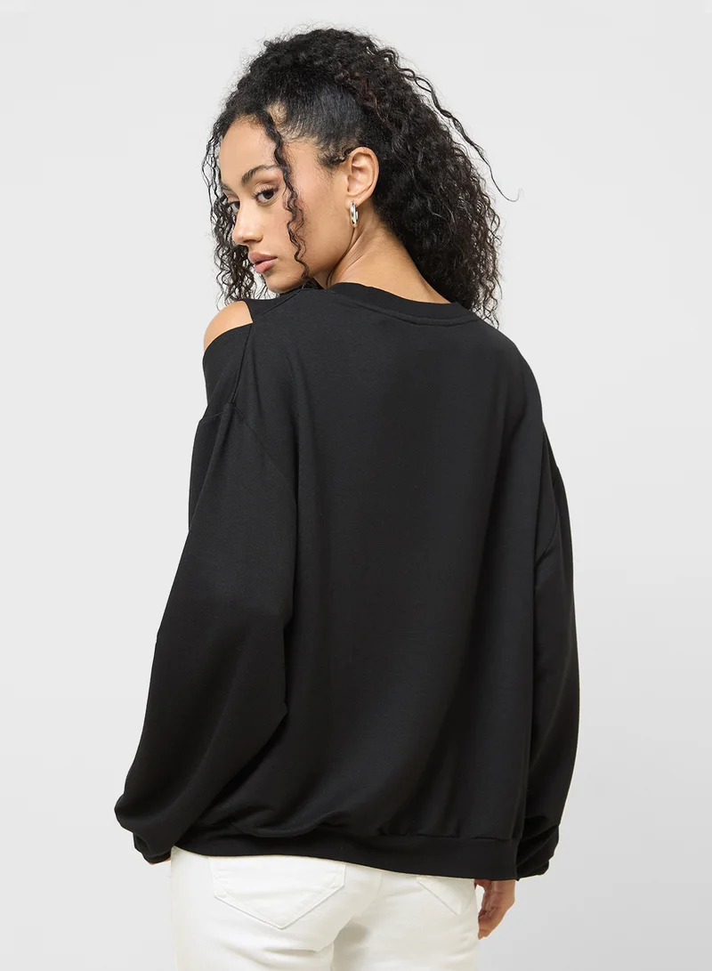 هوجو Logo Crew Neck Sweatshirt