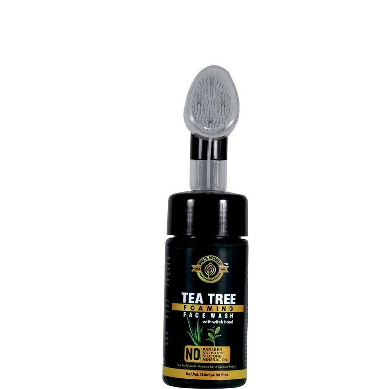 Pal's World Pals World Saffron Foaming Facewash  Tea Tree Foaming Facewash Enhance Glow  Skin Whitening  Brightness For Men Women Dry Normal Skin  Combo of 2 - Image 3