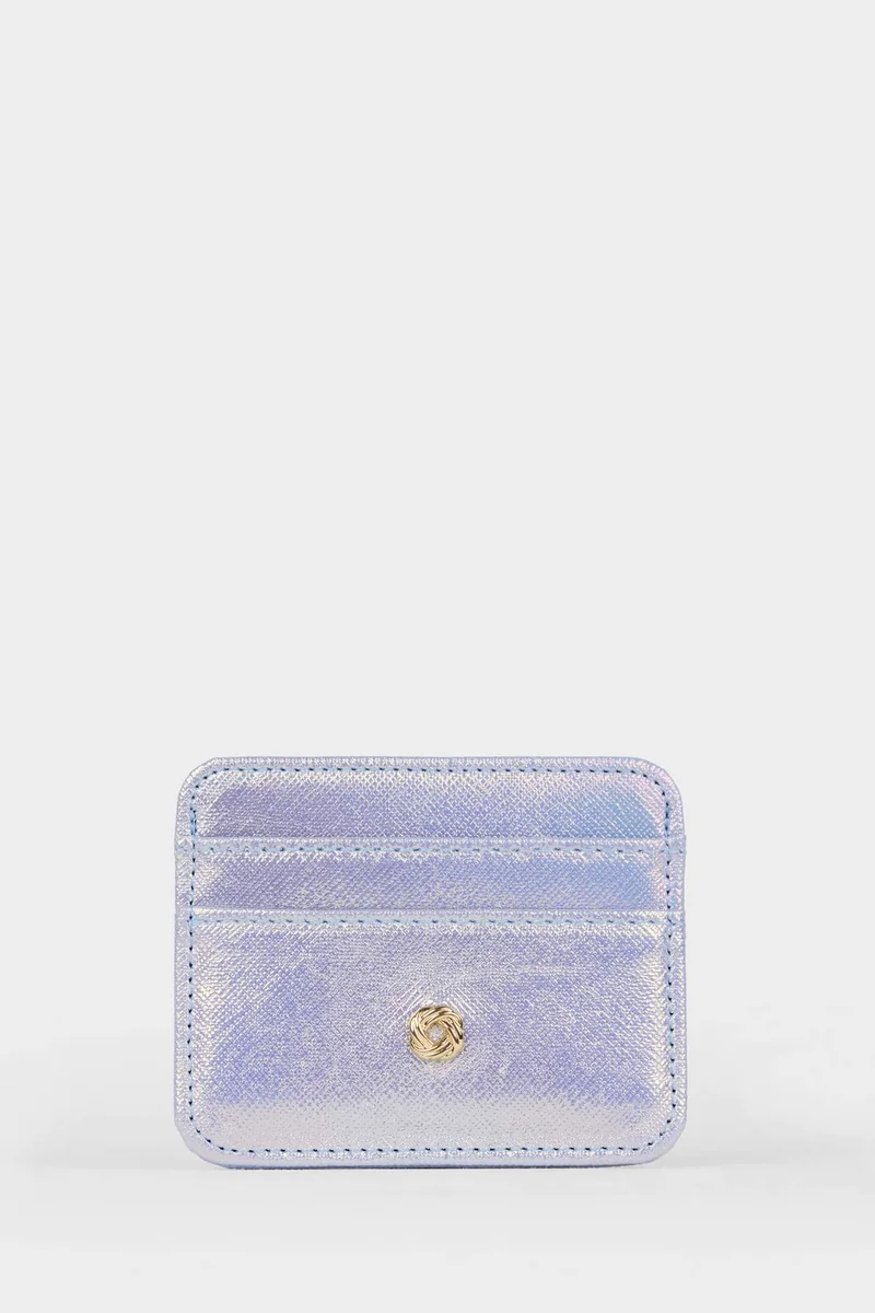 Woman Faux Leather Business Card Wallet