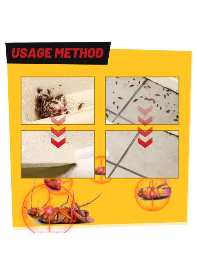 SYOSI Indoor/Outdoor Roach Traps, Natural Repellent for Cockroaches, Non-Toxic Roach Control Stations, Effective for Small & Large Cockroaches, Long-Lasting Protection(2 PCS)  - Image 5
