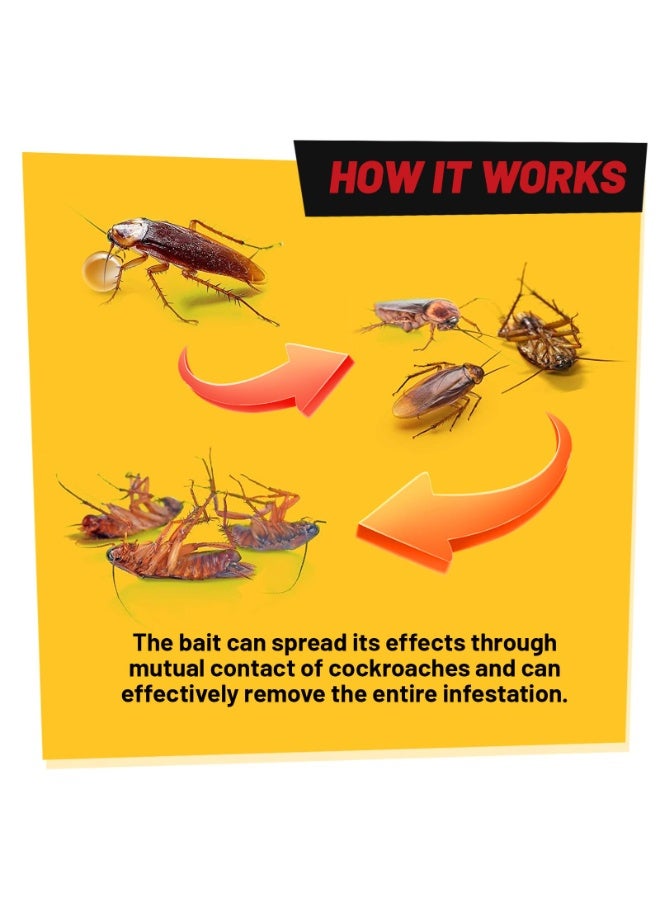 SYOSI Indoor/Outdoor Roach Traps, Natural Repellent for Cockroaches, Non-Toxic Roach Control Stations, Effective for Small & Large Cockroaches, Long-Lasting Protection(2 PCS)  - Image 4