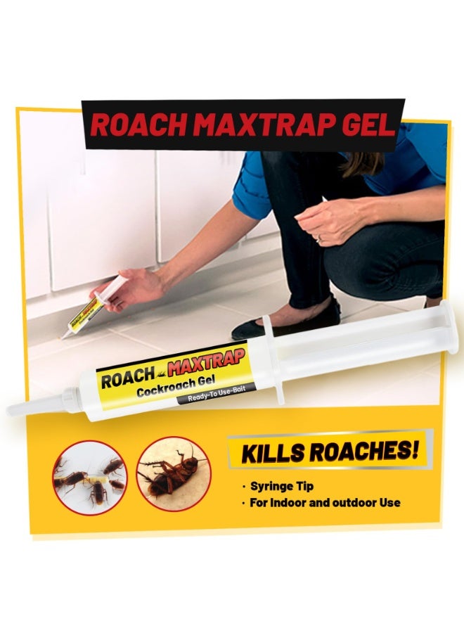 SYOSI Indoor/Outdoor Roach Traps, Natural Repellent for Cockroaches, Non-Toxic Roach Control Stations, Effective for Small & Large Cockroaches, Long-Lasting Protection(2 PCS)  - Image 3