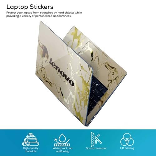 Galaxsia Pattern L8 Full Body Vinyl Laptop Skin/Sticker/Cover Upto 15.6 Inches Laptops Laminated-Removable-HD Quality Compatible for Lenovo - Image 2