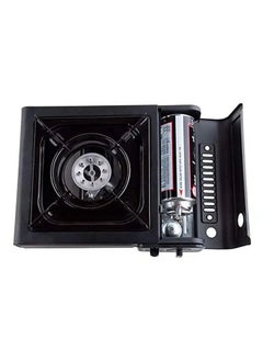 JIHAM We Happy Portable Gas Stove – Single Burner with Carrying Case, Stainless Steel Body, Electronic Ignition, Ideal for Outdoor Camping, Hiking, and Picnics – Black  - Image 3