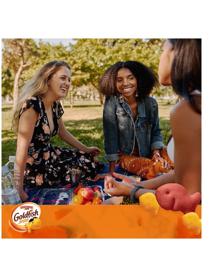 Goldfish Colors Cheddar Crackers, Snack Pack, 0.9 oz, 9 CT Multi-Pack Tray - Image 2