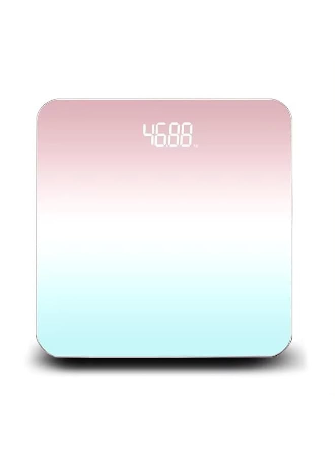 PROMASS Digital Bathroom Scale for Body Weight, Highly Accurate Weighing Scale with High Precision Sensors, LED Clear Display, Modernized, 180kg/396lb, Pink and Blue Gradient, Batteries Included - Image 2